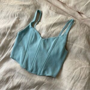 Gilly Hicks Hollister Fleece Corset Top